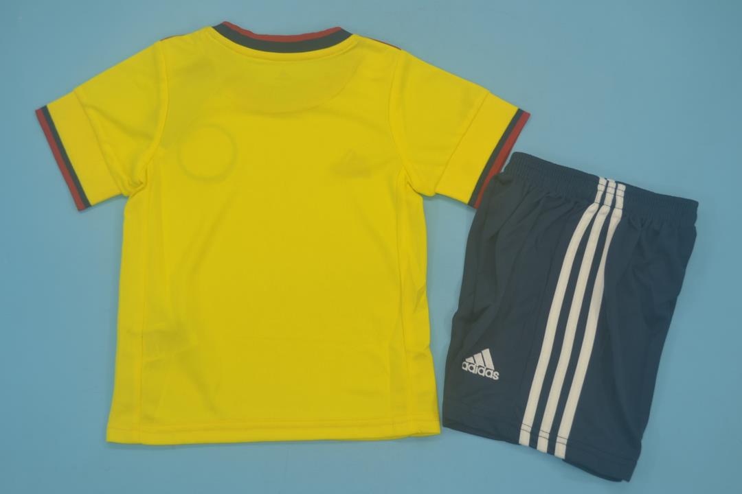 Kids-Colombia 20/21 Home Soccer Jersey